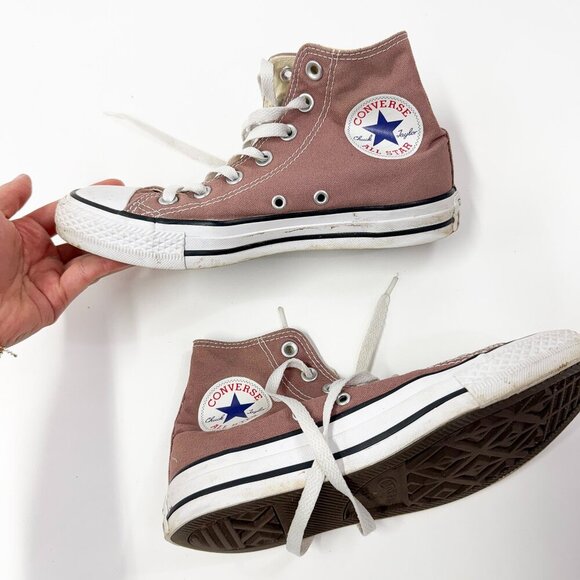 WOMENS BROWN CONVERSE SIZE US 6.5 - Picture 8 of 9